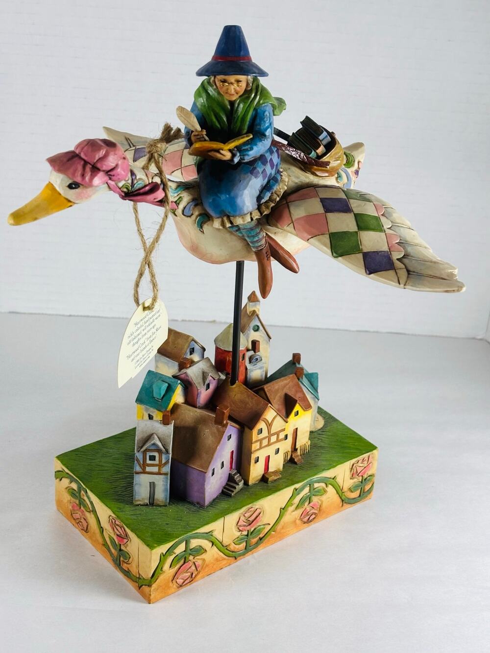 Jim Shore Heartwood Creek Rhyme Time Mother Goose Flying Goose Figurine 4007015
